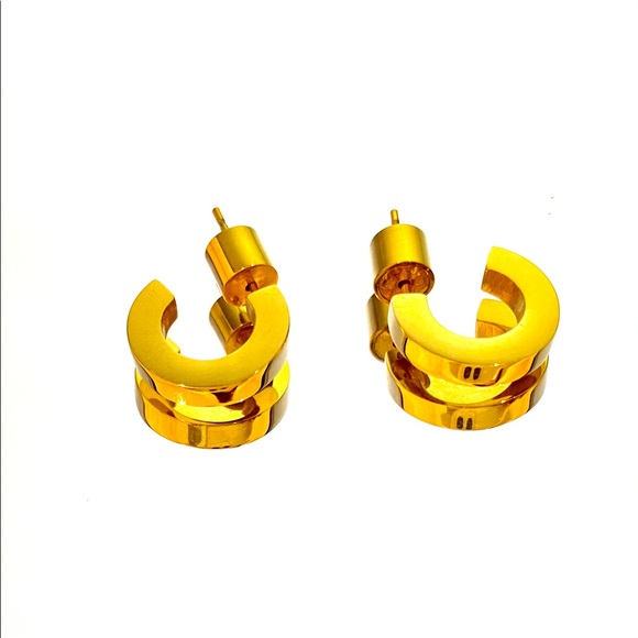 #earrings #gold #new - Picture 1 of 3